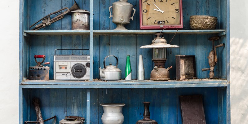 bric a brac , ancient articles