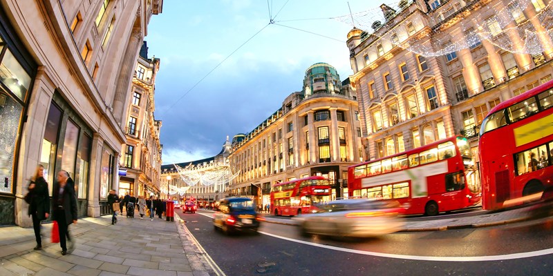 Shopping at Oxford street, London, the United Kingdom